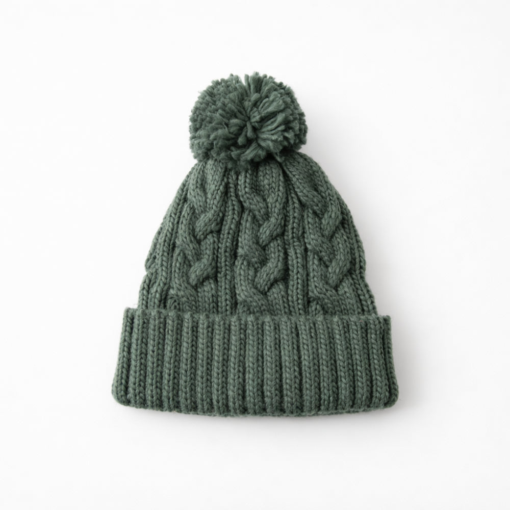 K&Co. Petal Series Beanie - FOREST GREEN
